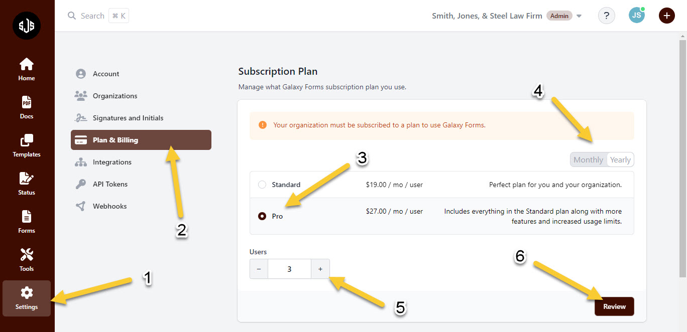 Plan Selection